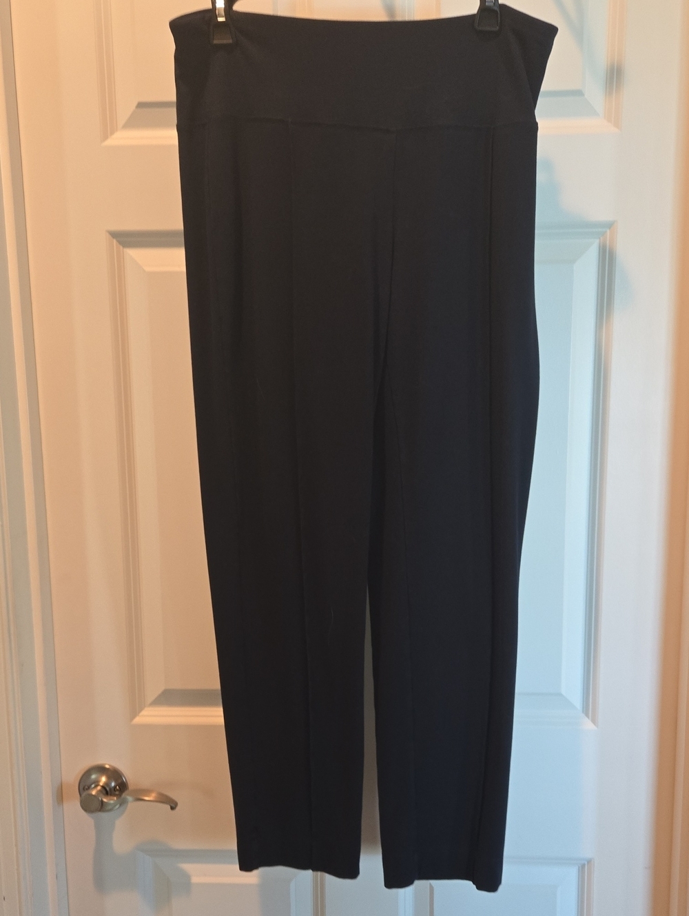J. Jill Navy Blue Straight-Leg Pull-On Pants